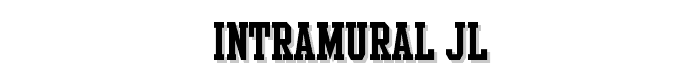 Intramural JL font